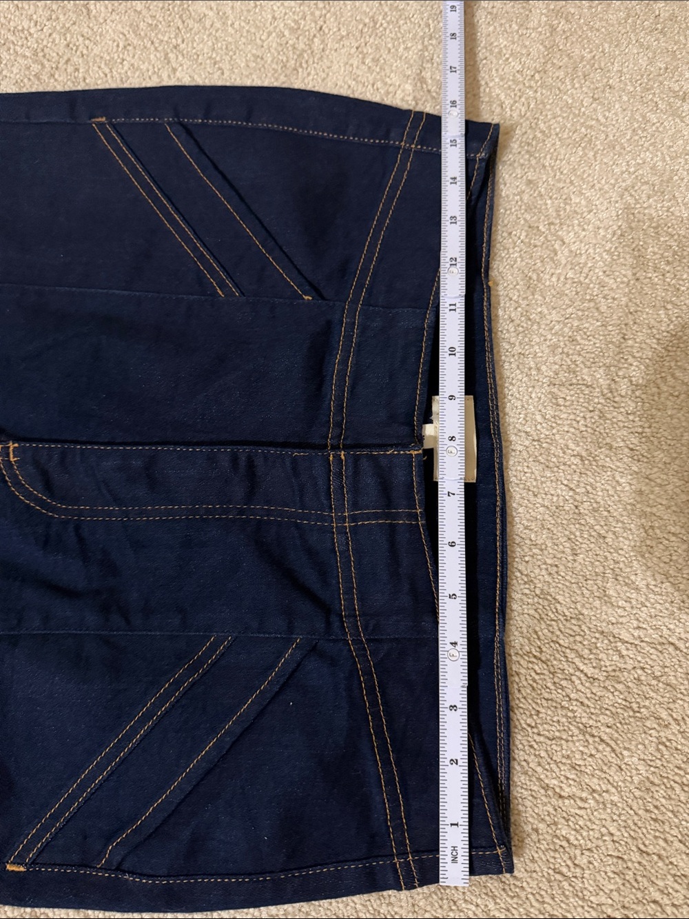 Pilcro High-Rise flare Wide-Leg Women’s Jeans in Dark Blue - Picture 7 of 7